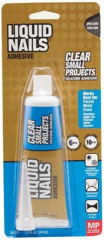 Clear Small Projects Multi-Purpose Adhesive 2.5 oz, 6 Pack, Liquid Nails