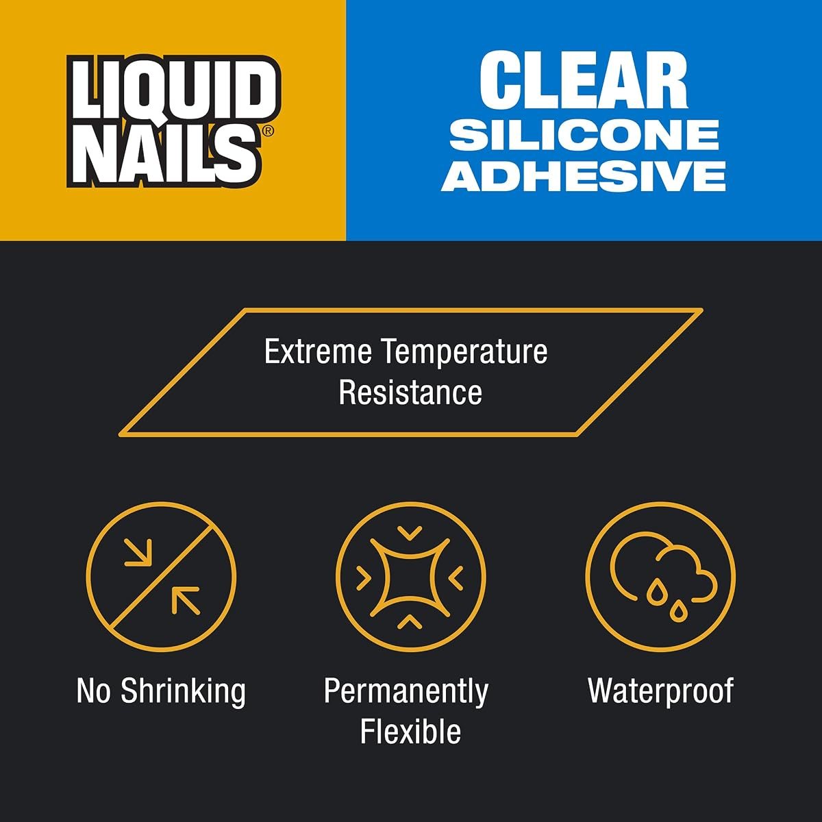 Clear Small Projects Silicone Adhesive, 2.5 oz, view 3