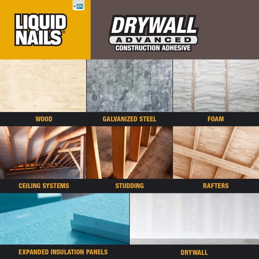 Drywall Advanced 28 oz Off-White Latex Adhesive, 12 Pack, view 5