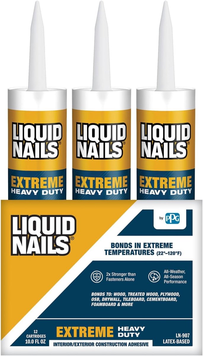 Extreme Heavy Duty 10 oz, 12 Pack, Liquid Nails
