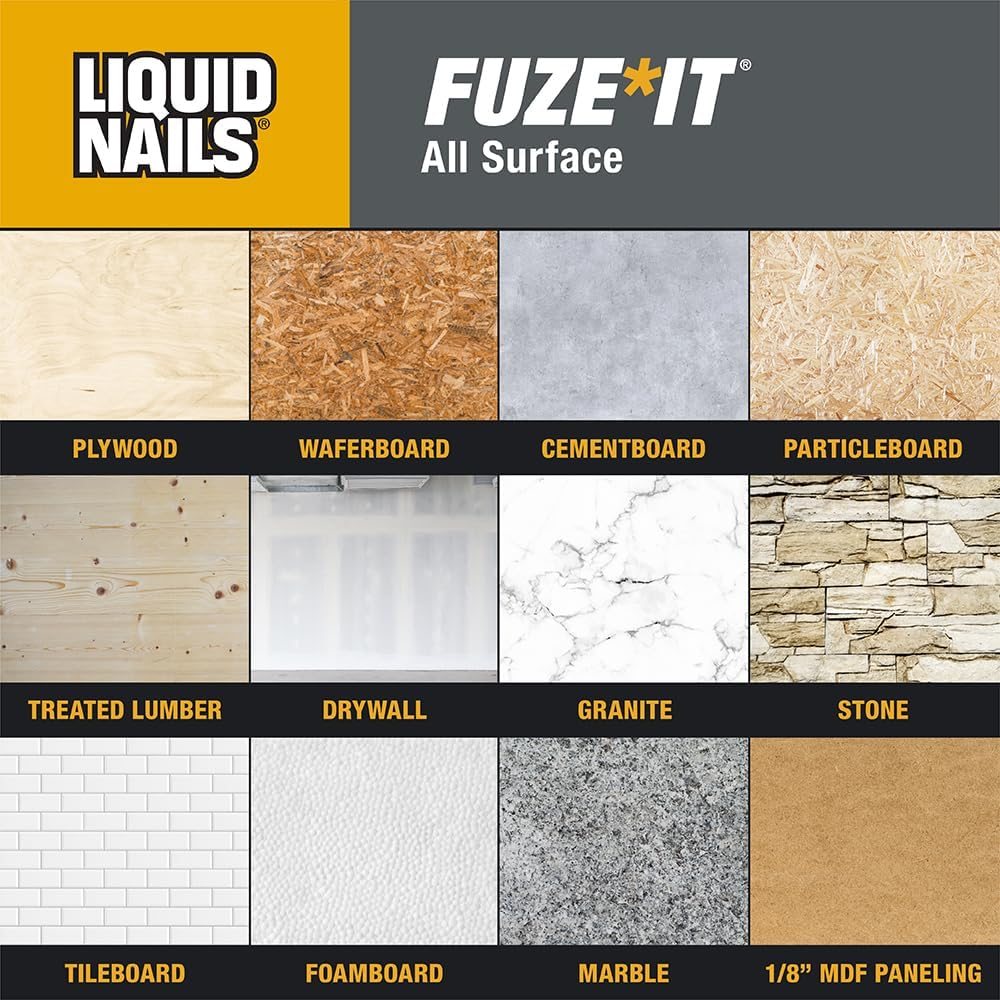 Fuze*It All Surface Construction Adhesive, 9 oz, view 5