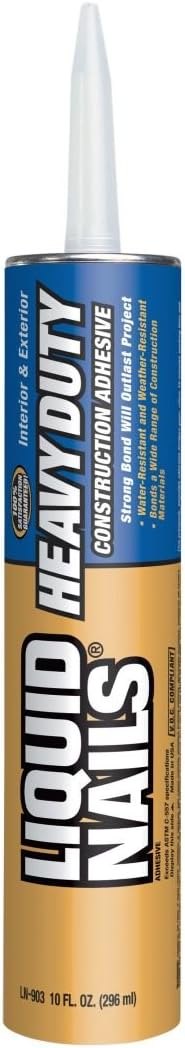Heavy Duty Construction Adhesive LN-903 10 oz, 12 Pack, Liquid Nails