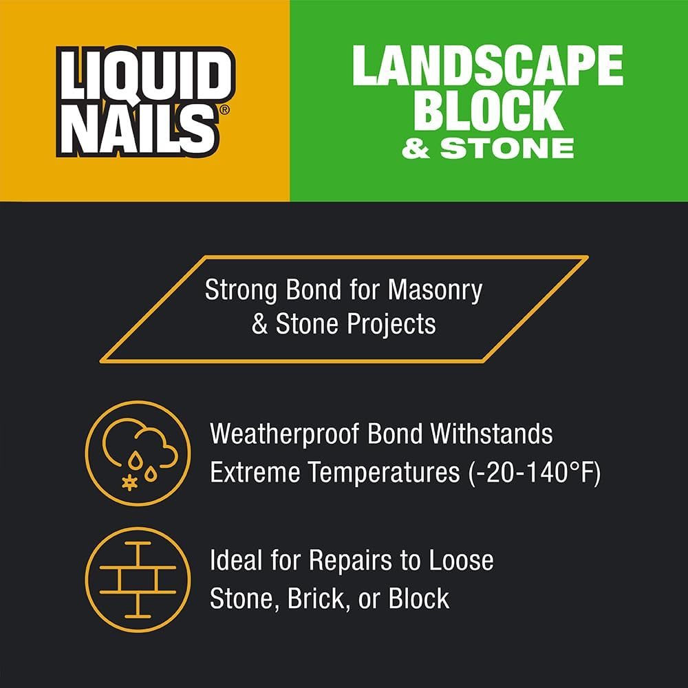 Landscape Block Adhesive 10 oz, 2 Pack, view 3