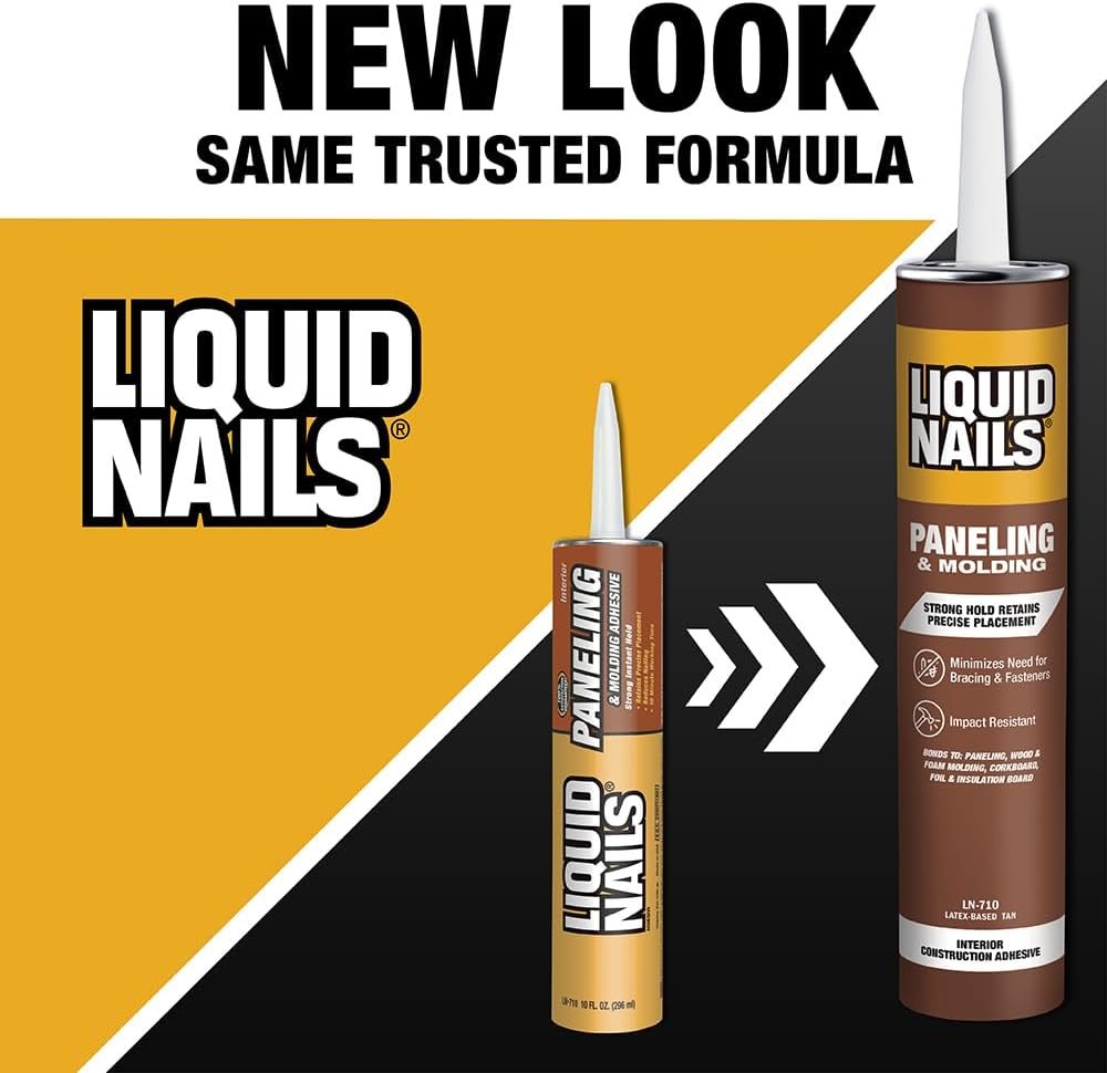 Paneling & Molding Adhesive Low VOC 10 oz, 2 Pack, view 2