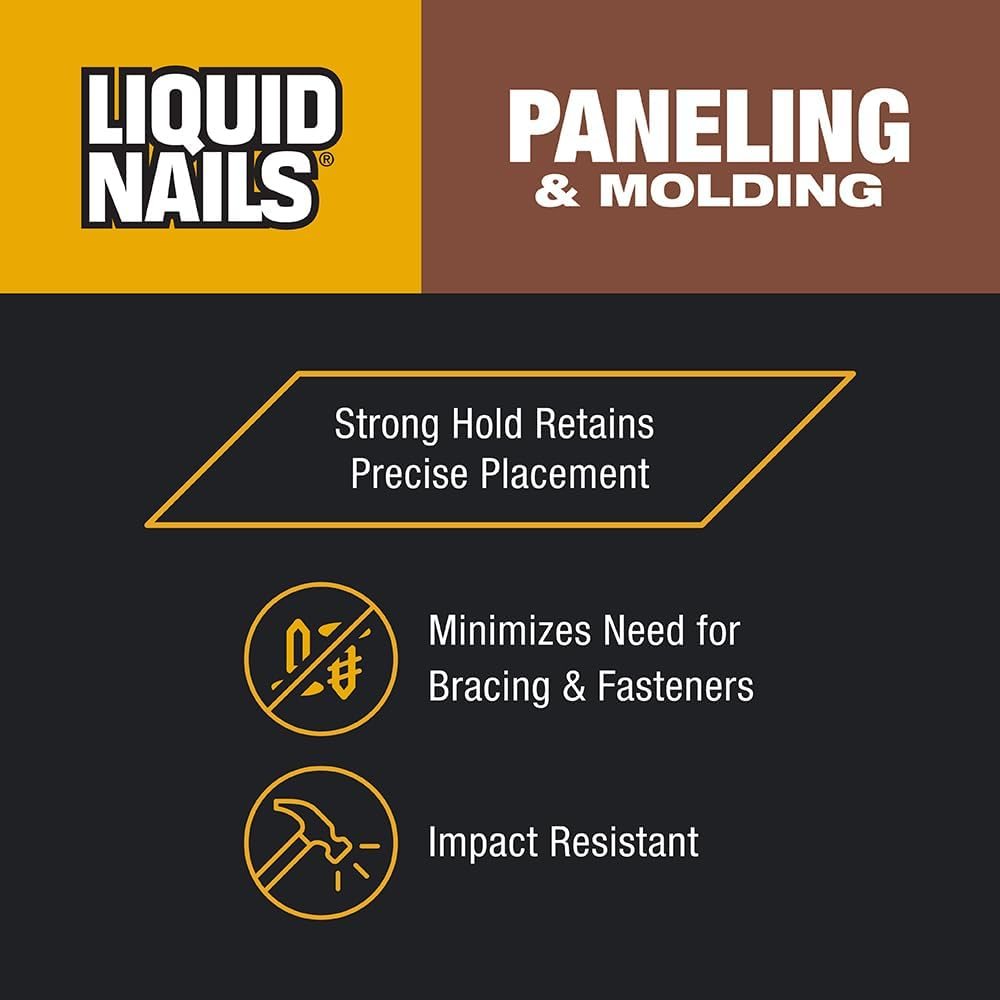 Paneling & Molding Construction Adhesive, 10 oz, view 4